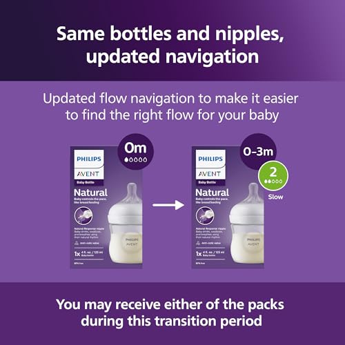 Philips AVENT Natural Baby Bottle with Natural Response Nipple