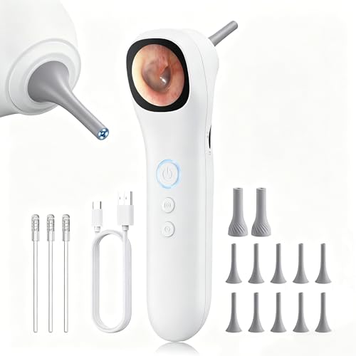 1080P Ear Camera Otoscope with Screen & LED Lights