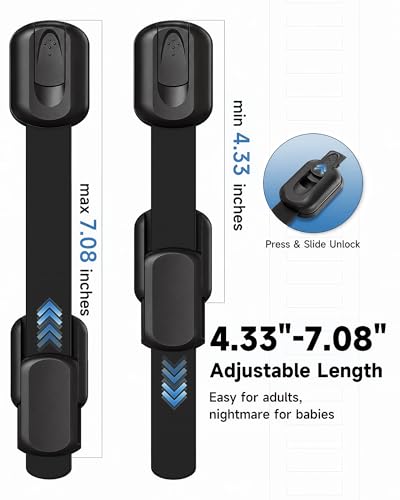 Adhesive Baby Safety Locks for Cabinets & Drawers