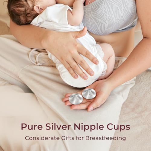 Momcozy 999 Silver Nursing Cups Regular