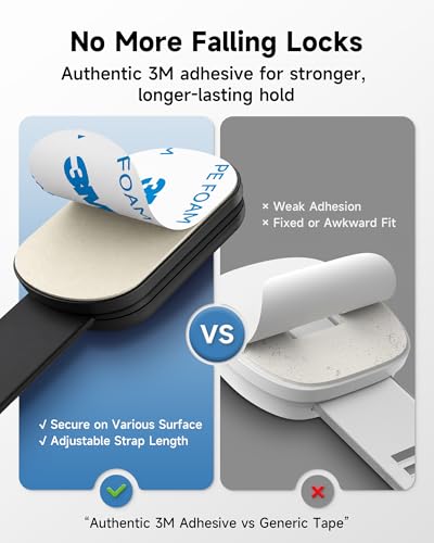 Adhesive Baby Safety Locks for Cabinets & Drawers