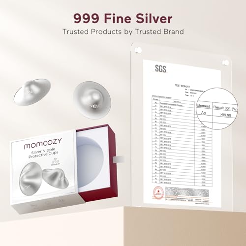 Momcozy 999 Silver Nursing Cups Regular