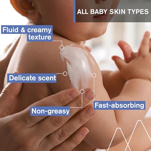 Uriage Baby Daily Face & Body Moisturizing Lotion, Nourishes & Soothes Skin