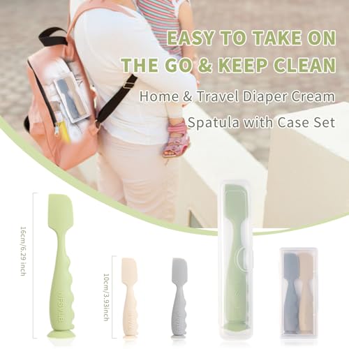 Baby Diaper Cream Applicator Spatula Set with Cases