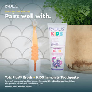 Extra Soft Kids Toothbrush for Delicate Teeth & Gums, Ages 3+