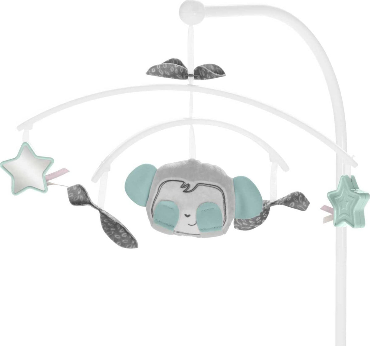 Soothing Motion Baby Bassinet with Light Projection