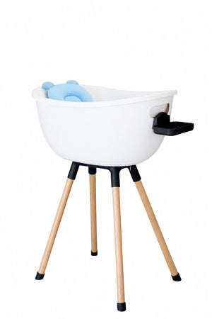 3-Stage Convertible Baby Bathtub with Wooden Stand
