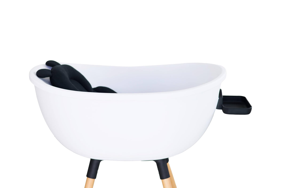 3-Stage Convertible Baby Bathtub with Wooden Stand