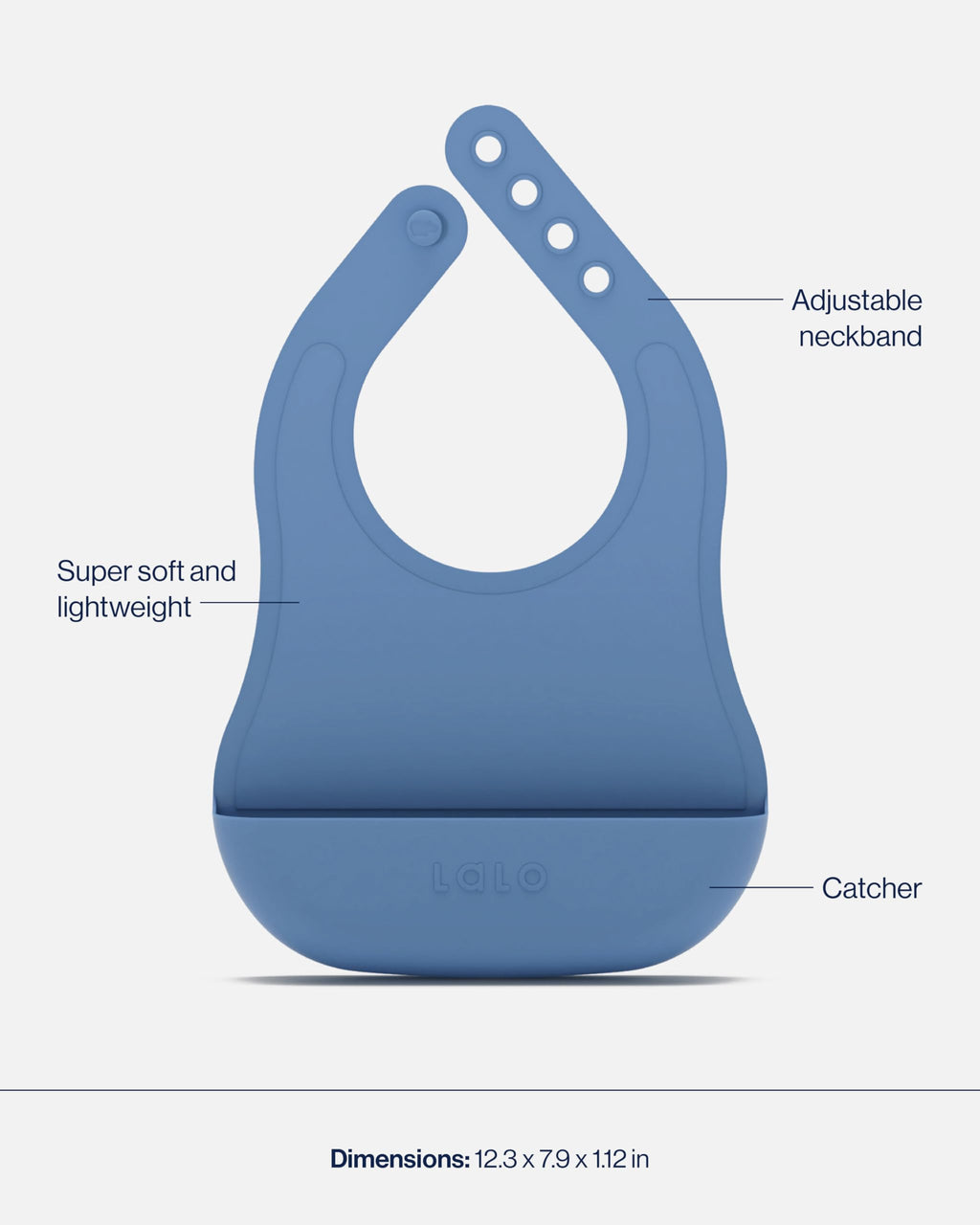 Lalo First Bites Full Kit, 6-Piece Non-Toxic Silicone Baby Feeding Set