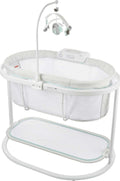 Soothing Motion Baby Bassinet with Light Projection