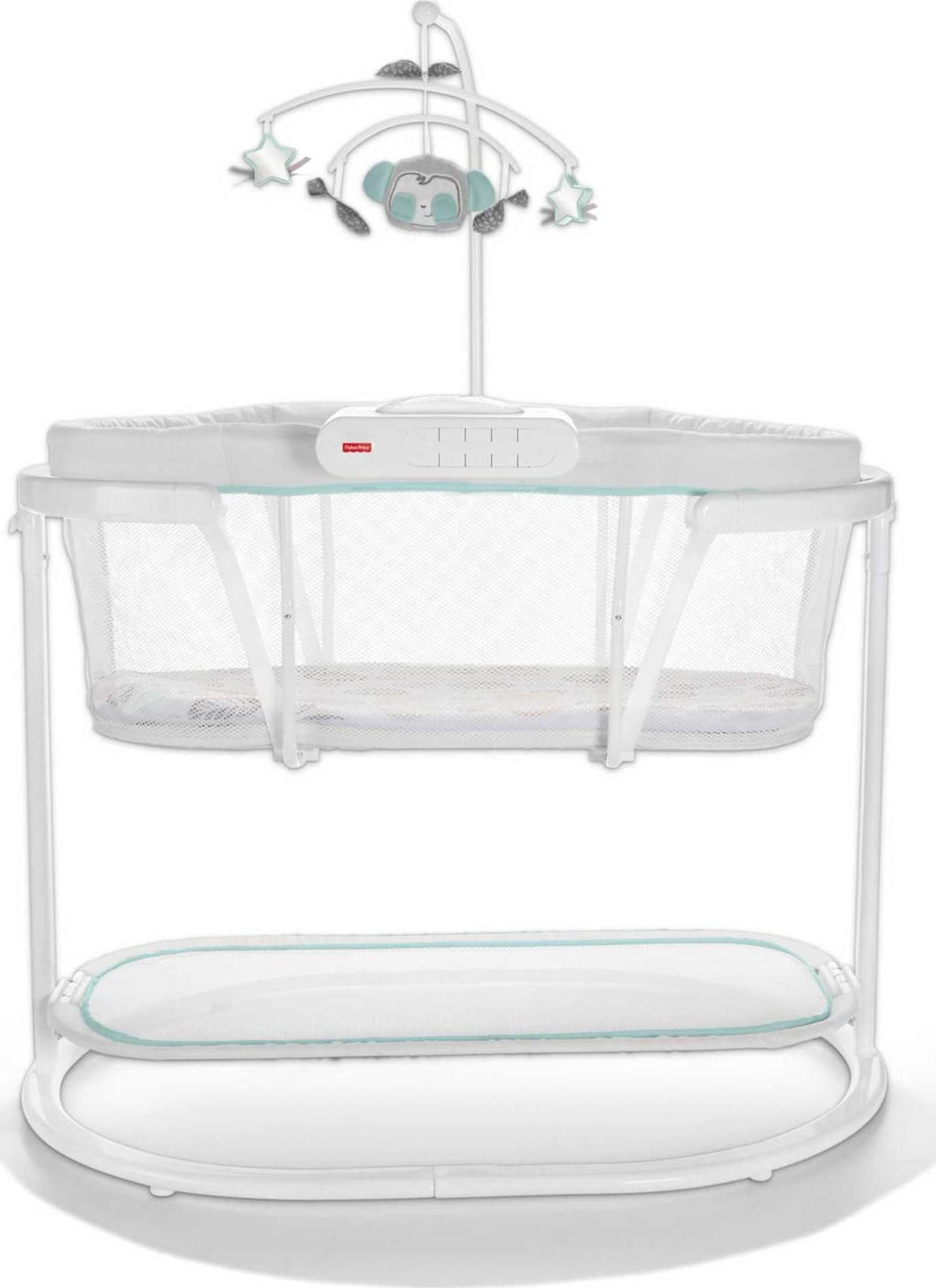 Soothing Motion Baby Bassinet with Light Projection