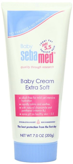 Sebamed Baby Baby Cream Extra Soft 7 oz (Pack of 7)