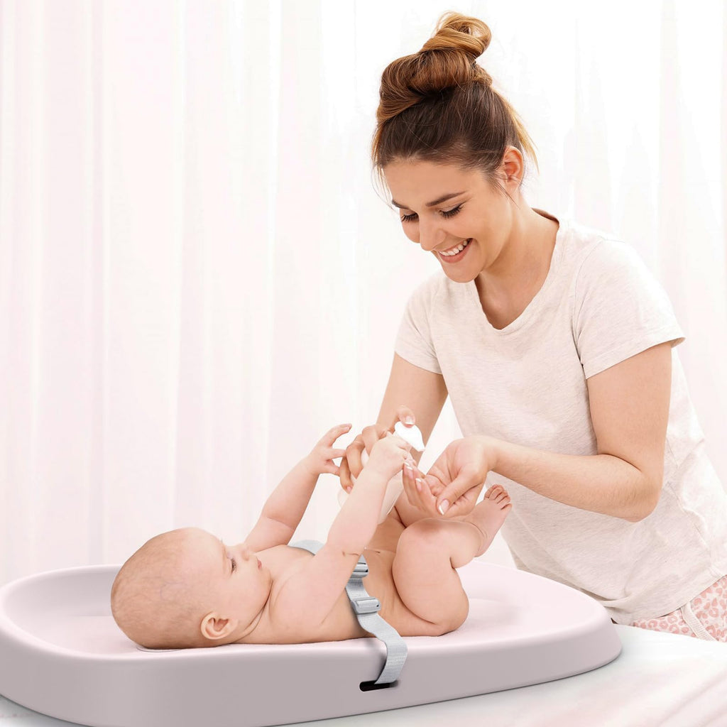 Waterproof Non-Slip Baby Changing Pad, Soft & Portable