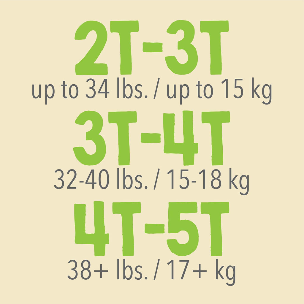 Toddler Training Pants, Size 3T–4T, 92 Count
