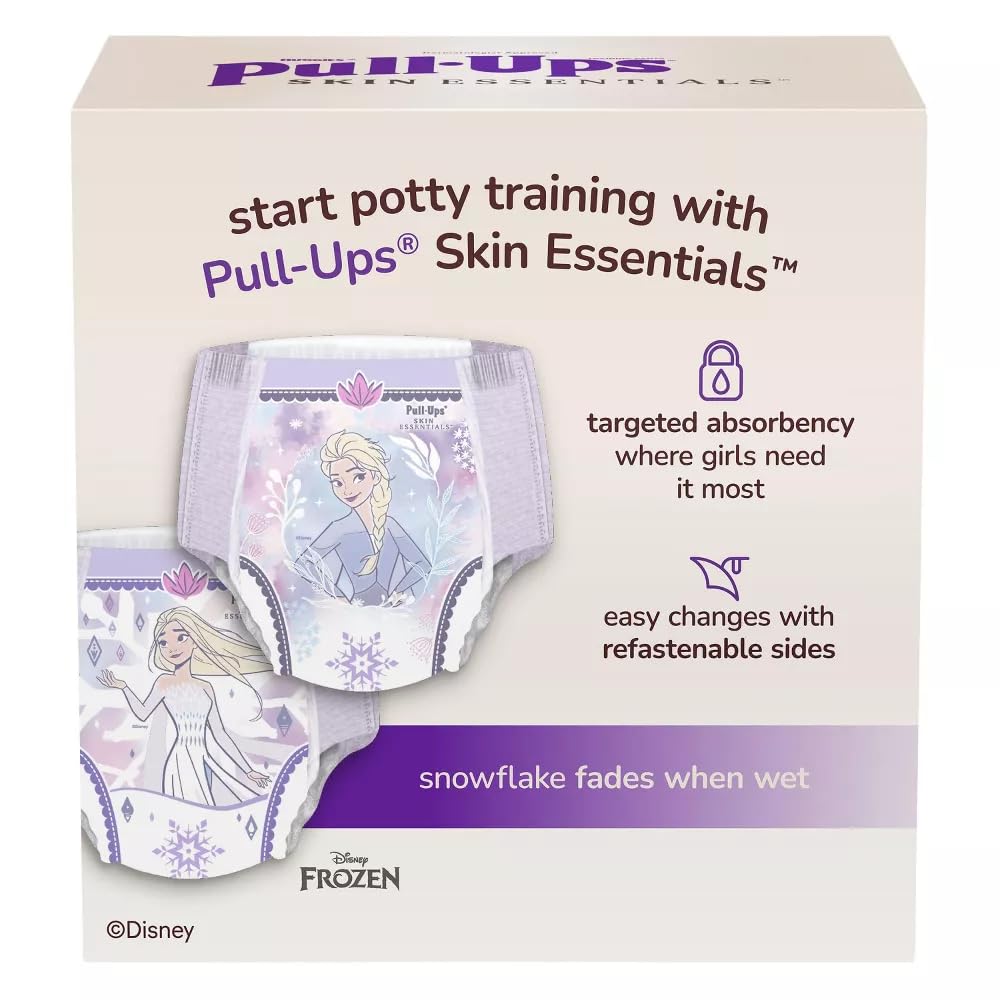 Pull-Ups Girls' Skin Essentials Luxury Training Pants - Size 2T-3T – 60ct White