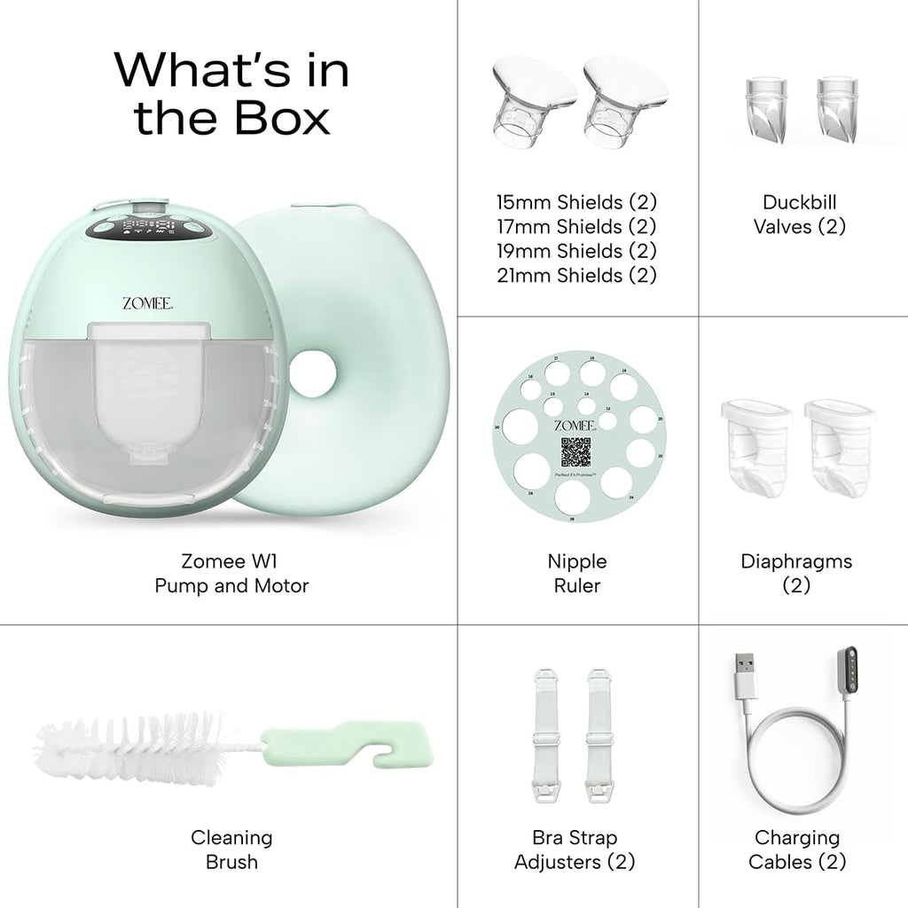 Warming Wearable Breast Pump Set