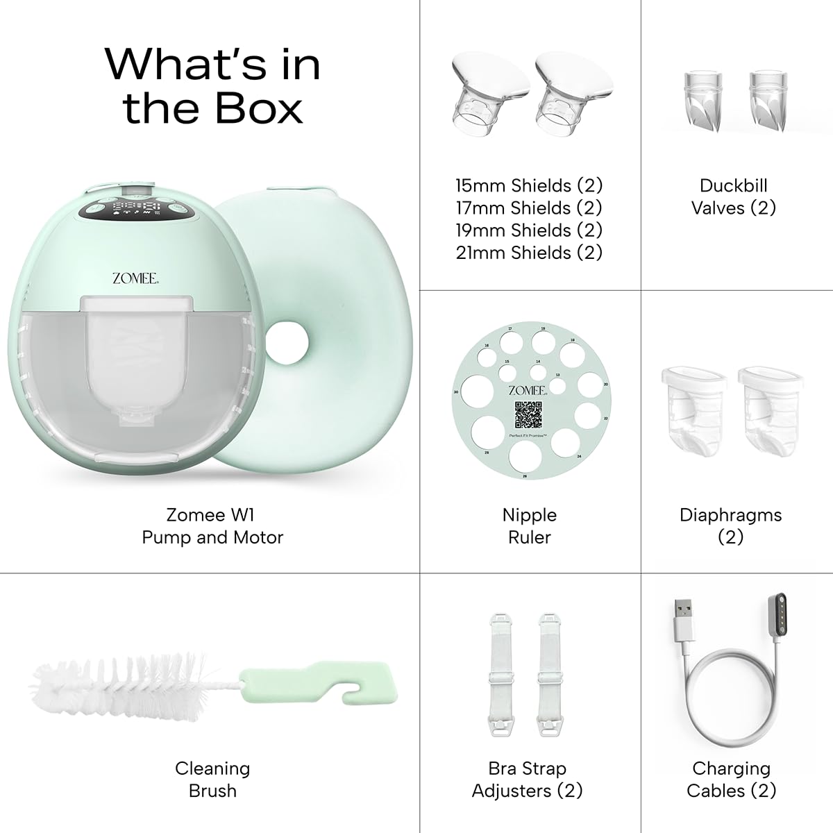 Warming Wearable Breast Pump Set