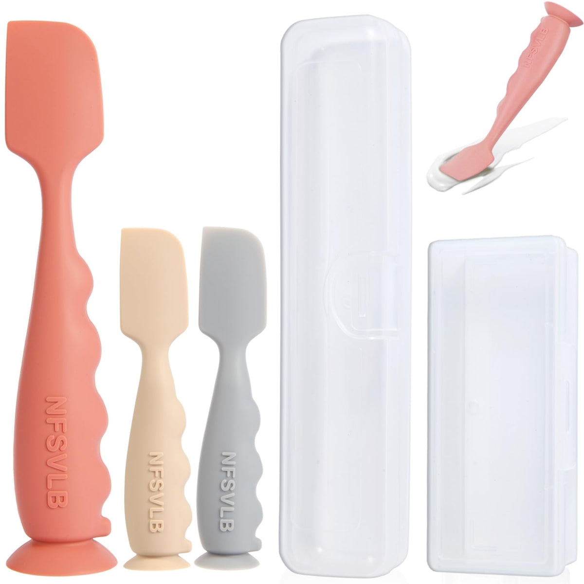 Baby Diaper Cream Applicator Spatula Set with Cases
