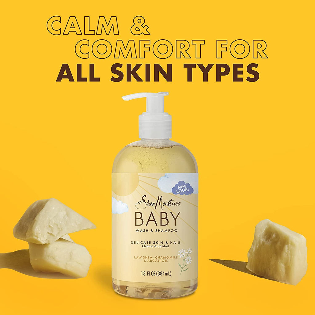 Shea Moisture Baby Chamomile & Argan Wash Shampoo Oil Pack