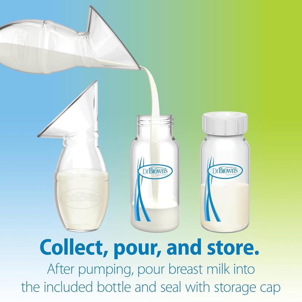 Nipple Balm & Silicone Breast Pump with 4 oz Baby Bottle Set