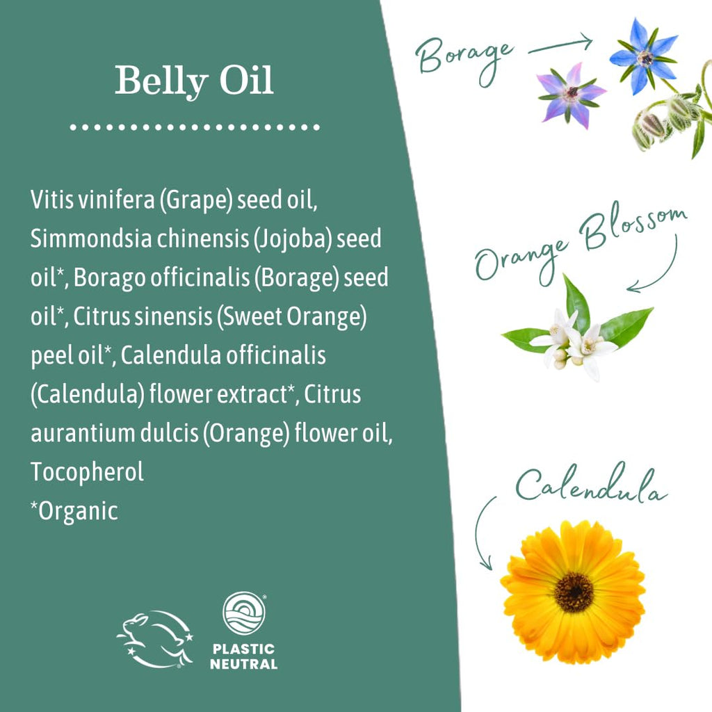 Fragrance-Free Maternity Belly Butter for Pregnancy & Postpartum Care
