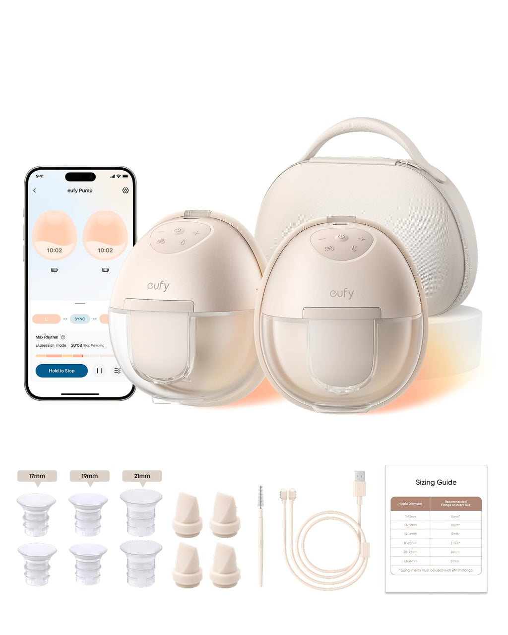 eufy Heated Wearable Breast Pump