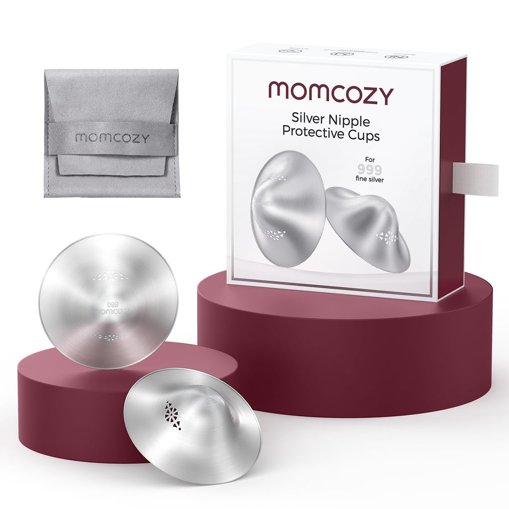 Momcozy 999 Silver Nursing Cups Regular