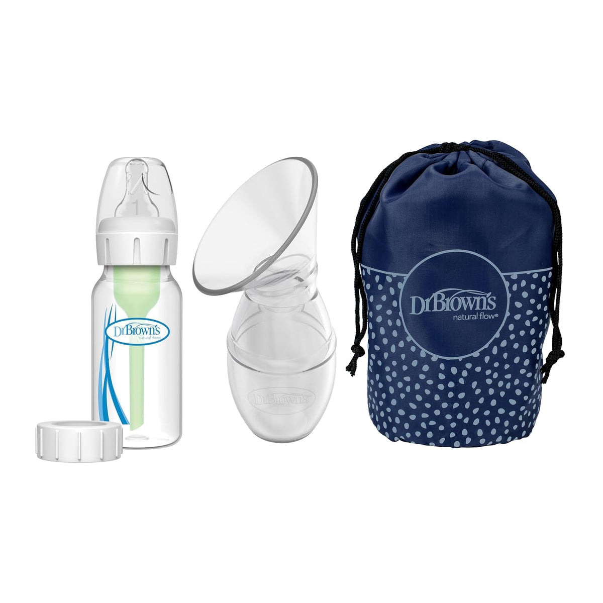 Nipple Balm & Silicone Breast Pump with 4 oz Baby Bottle Set