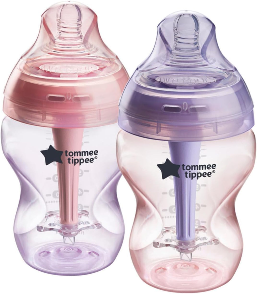 Advanced Anti-Colic Baby Bottles, 9 oz, BPA-Free, Slow Flow, 0+ Months