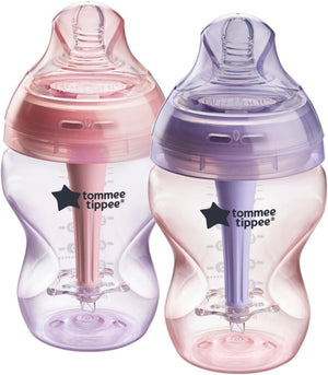 Advanced Anti-Colic Baby Bottles, 9 oz, BPA-Free, Slow Flow, 0+ Months