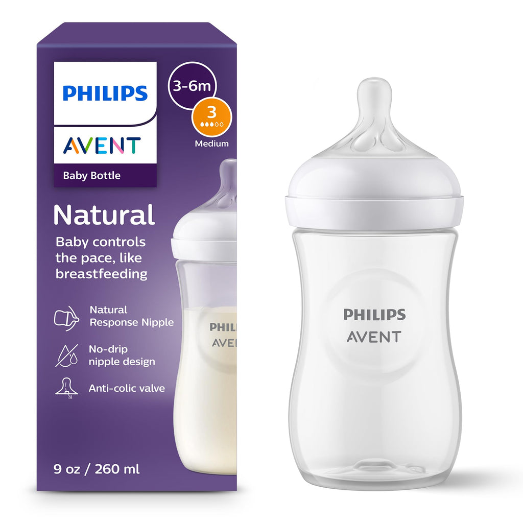 Philips AVENT Natural Baby Bottle with Natural Response Nipple