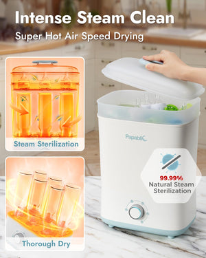 Papablic Baby Bottle Steam Sterilizer and Dryer