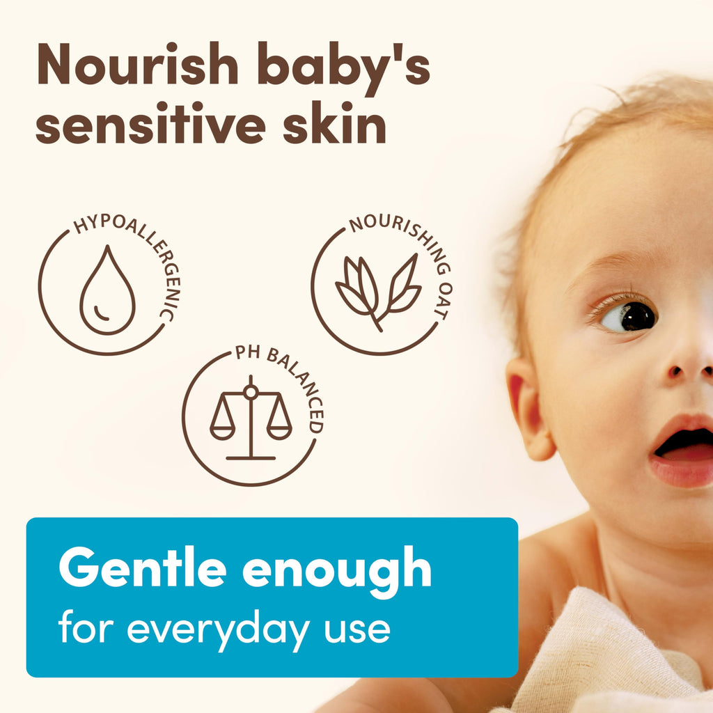 2-in-1 Baby Wash & Shampoo with Shea Butter & Oat Extract