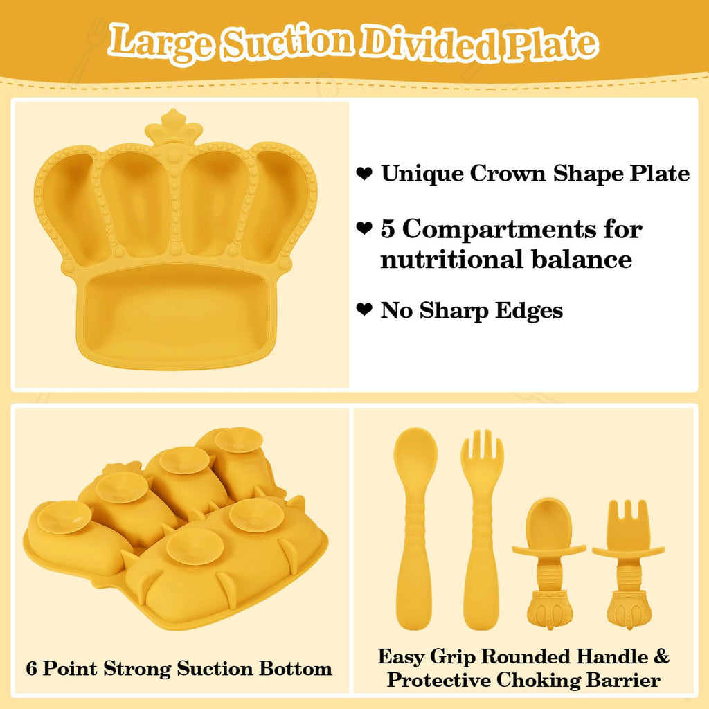Silicone Baby Feeding Set 10 Pcs Baby Led Weaning Supplies Newborn Gift