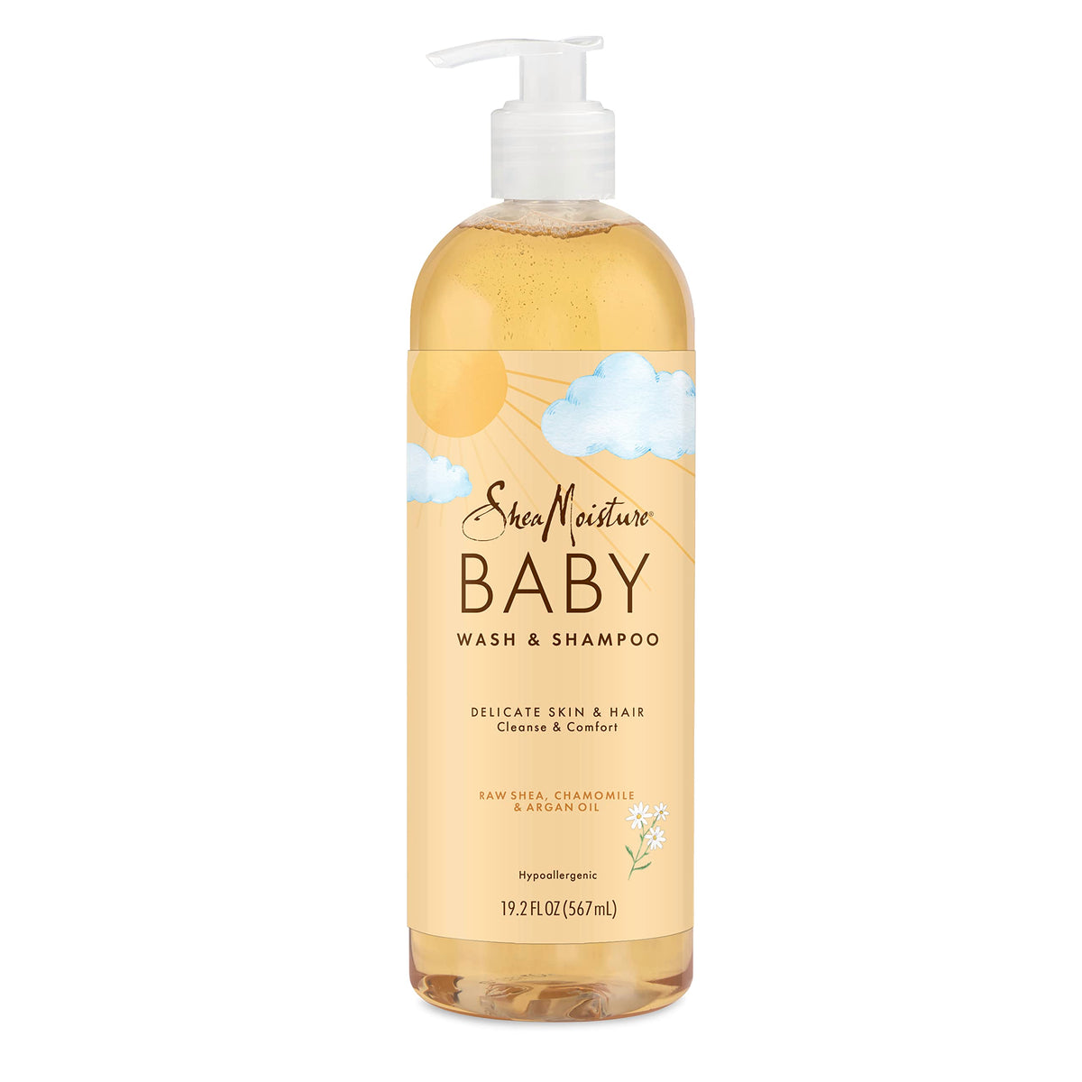 Shea Moisture Baby Chamomile & Argan Wash Shampoo Oil Pack