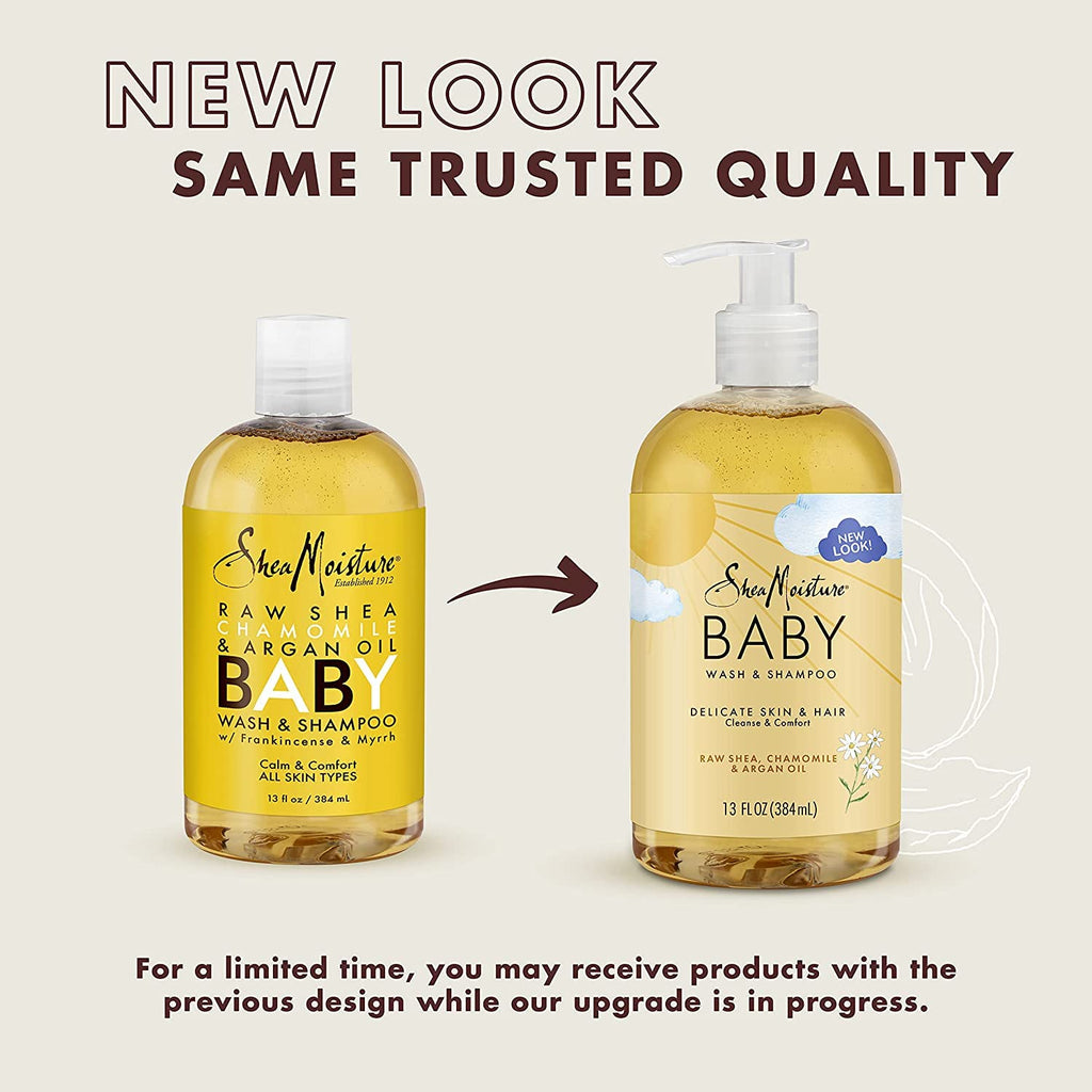 Shea Moisture Baby Chamomile & Argan Wash Shampoo Oil Pack