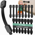 Adhesive Baby Safety Locks for Cabinets & Drawers