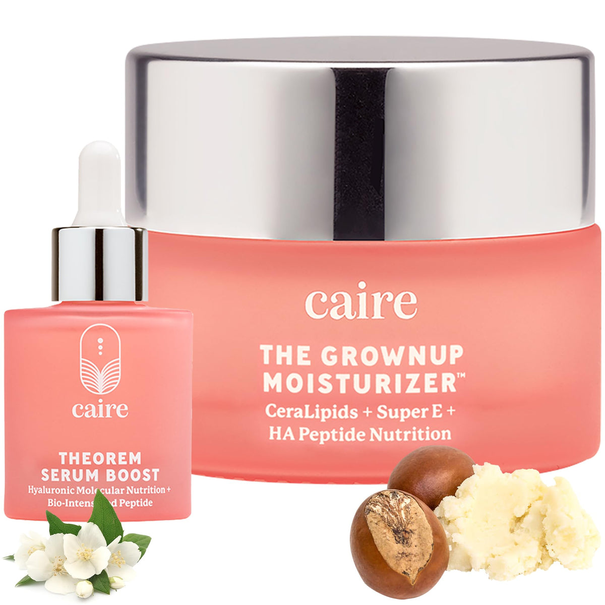 Hyaluronic Acid Collagen Peptide Serum & Pro-Aging Moisturizer Set