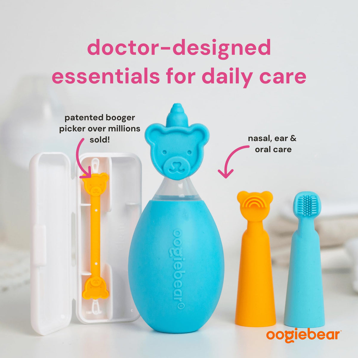 oogiebear Baby Care Starter Kit, 5 Pieces