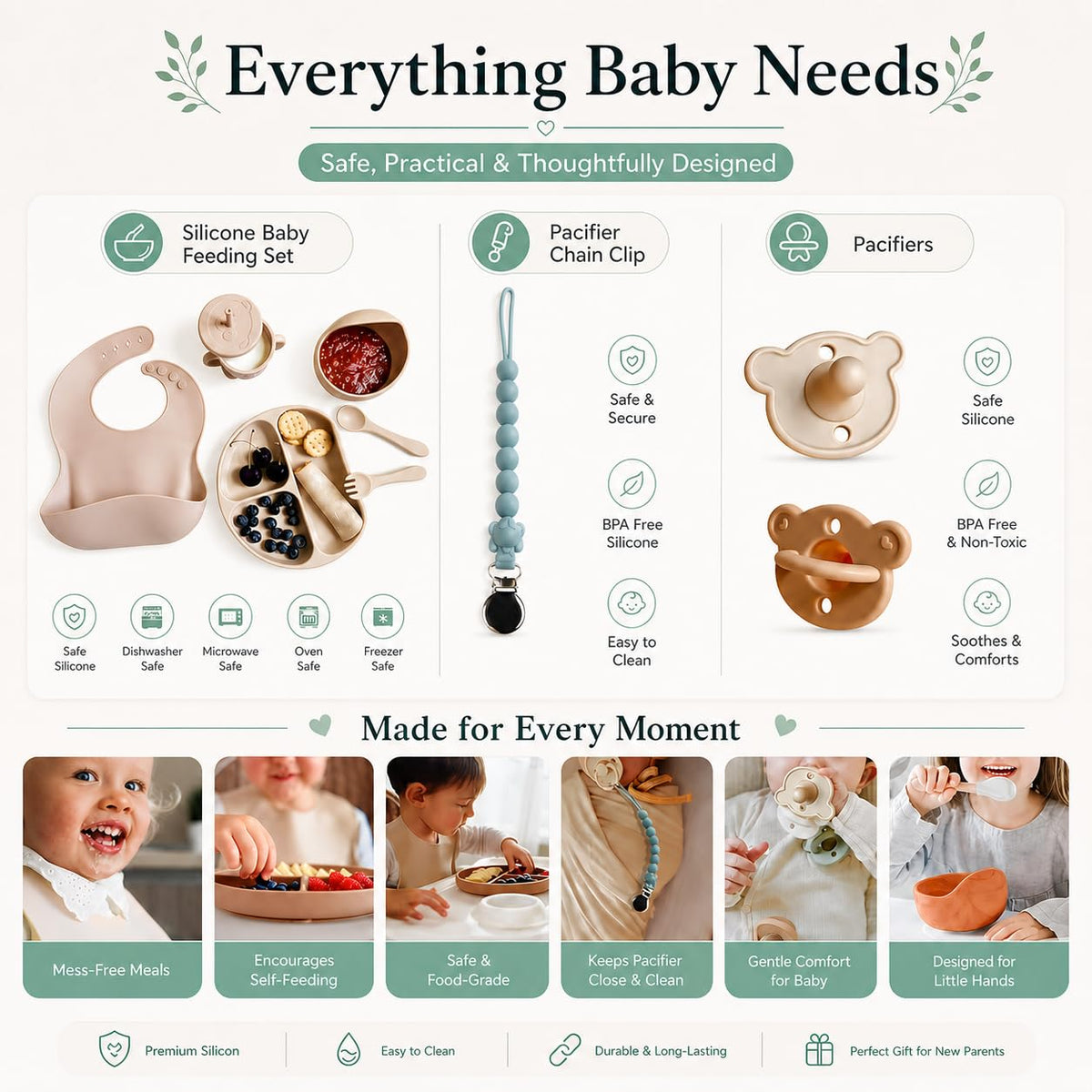 10-Piece Newborn Essentials Gift Set