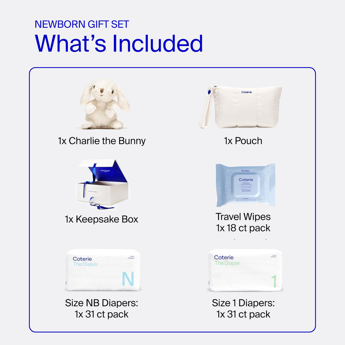 Coterie Newborn Starter Kit Gift Set
