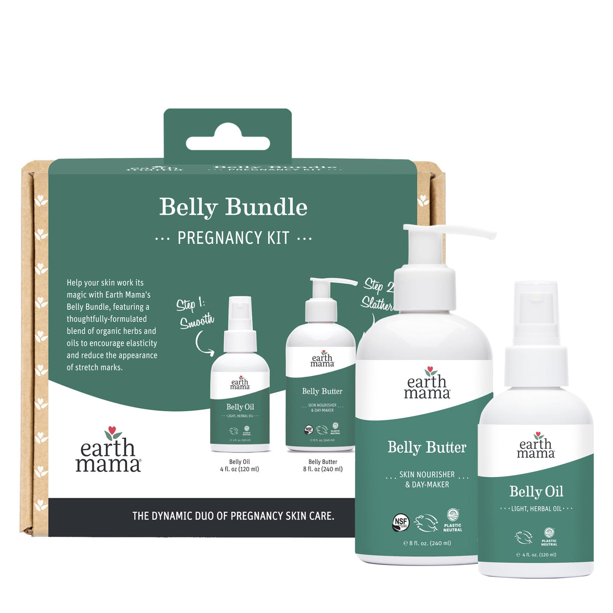 Fragrance-Free Maternity Belly Butter for Pregnancy & Postpartum Care