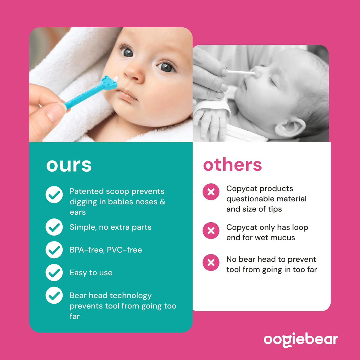 oogiebear Baby Care Starter Kit, 5 Pieces