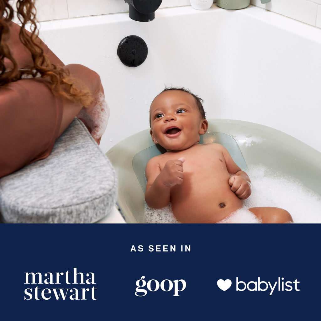 Lalo Bathtime Starter Kit, 3 Pieces, Baby Bathtub, Rinse Cup & Spout Cover
