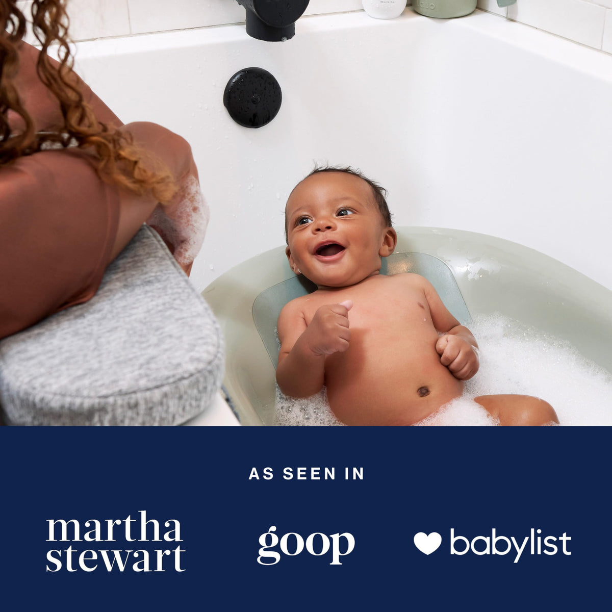 Lalo Bathtime Starter Kit, 3 Pieces, Baby Bathtub, Rinse Cup & Spout Cover