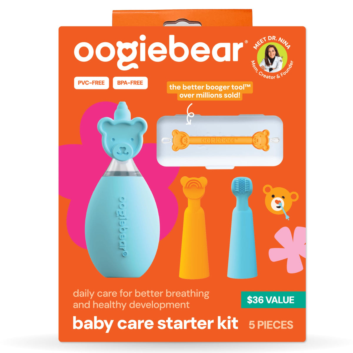 oogiebear Baby Care Starter Kit, 5 Pieces
