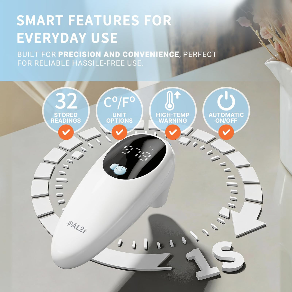 3-in-1 Digital Forehead, Ear & Object Thermometer