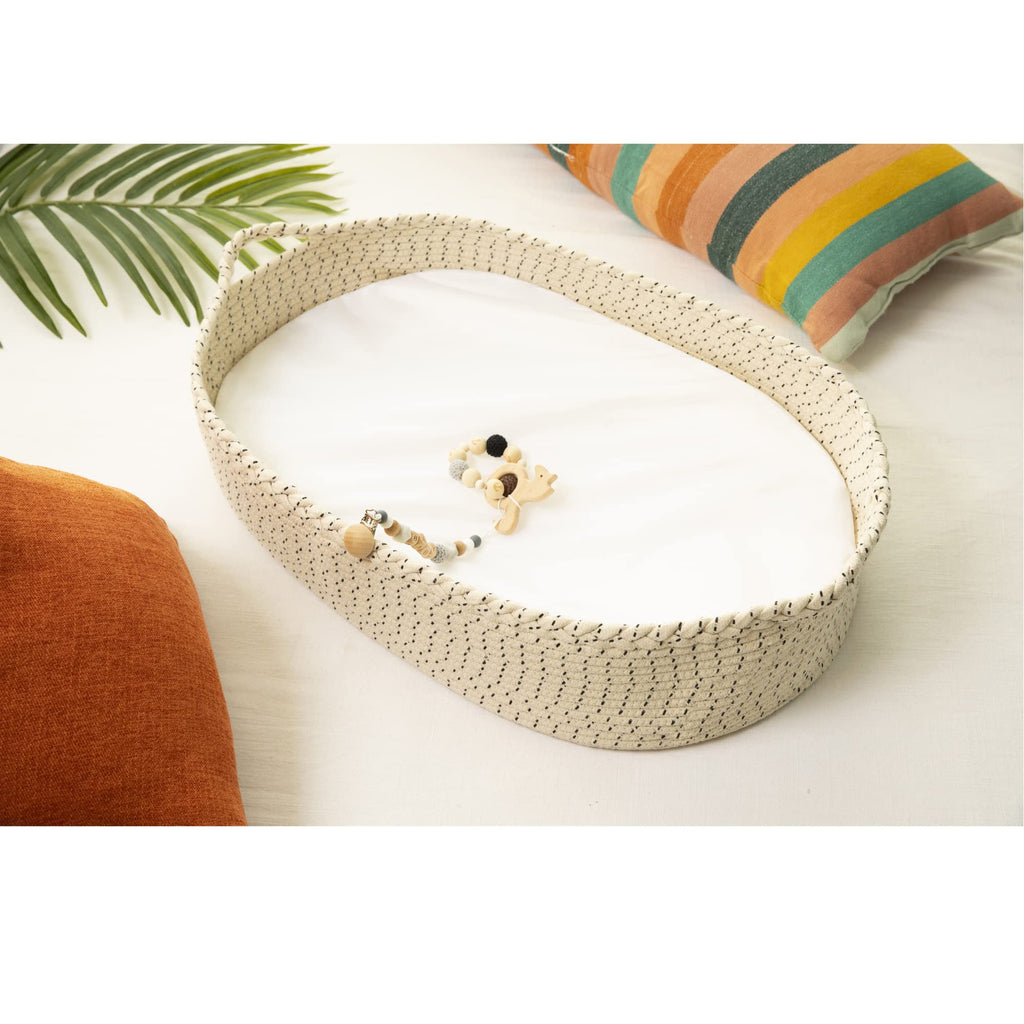 Soft Waterproof Baby Changing Basket with Portable Pad