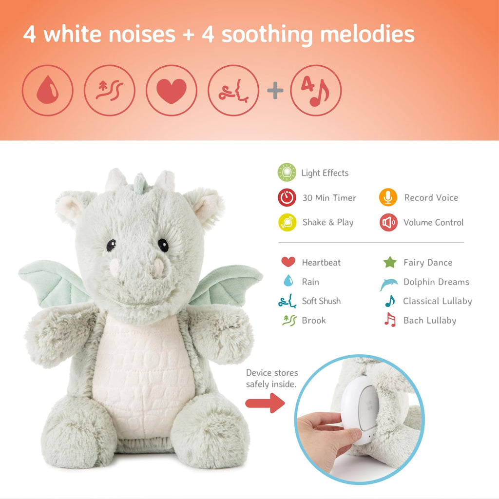 Portable Baby Sound Machine with Lullabies & Nature Sounds