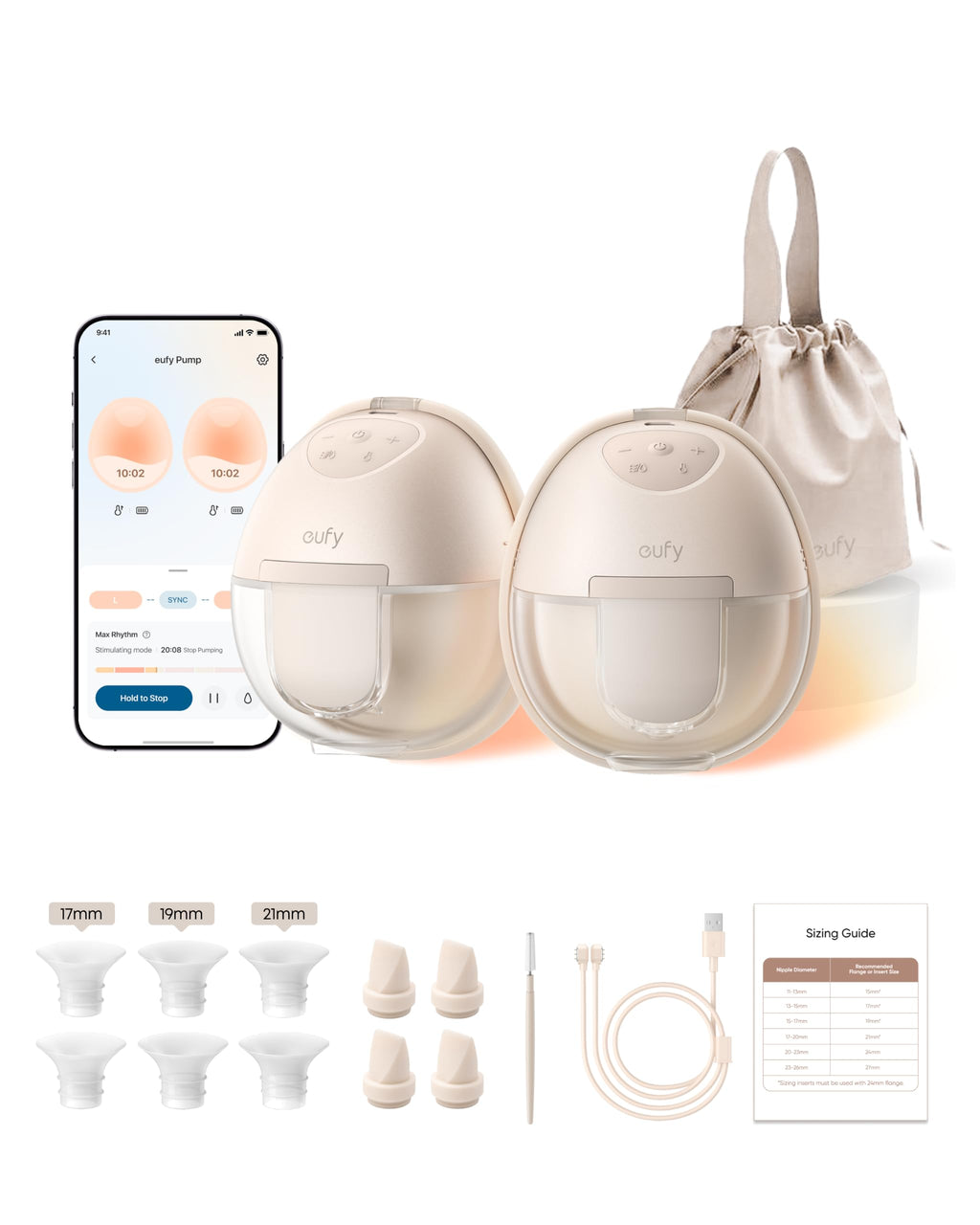 eufy Heated Wearable Breast Pump